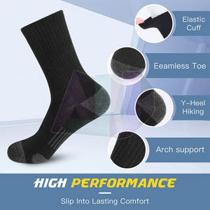 Sweat Absorb Breathable Sports <b>Socks</b> Spandex/<b>Polyester</b> for Winter Fitness Training Running Activities Dry Comfort All Day - Product Image 6