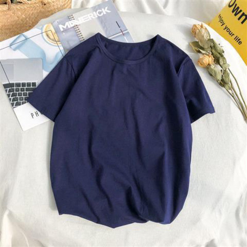 Navy blue round short