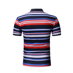 Polo d'été unisexe à manches courtes en tissu de coton imprimé Polo à manches courtes - Product Image 6