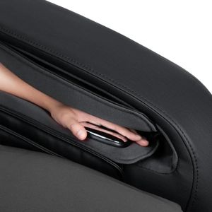 Fauteuil de massage corps entier inclinable zéro gravité avec commande vocale IA, modes Bluetooth, étirements de yoga, rouleaux de massage pour les pieds et airbags - Product Image 3