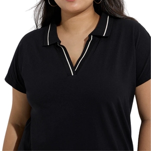 Custom Women's Jersey for Polo <b>Shirts</b> Fashion Casual <b>Short</b> <b>Sleeve</b> Summer Tops with Front Logo Positioning - Product Image 3