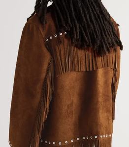 Veste en daim en cuir pour hommes Top Design 100% de haute qualité avec col manches complètes pour un prix raisonnable conception personnalisée disponible - Product Image 3