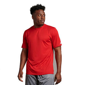 2024 nouveau T-shirt de performance coupe ajustée: ourlet incurvé plus long Muscle Slim ajusté Gym 95% coton 5% élasthanne T-shirt pour hommes - Product Image 4