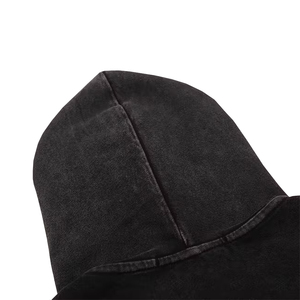 Sweat à capuche de haute qualité délavé à l'acide, épaule tombante, multi-poches, logo personnalisé sérigraphié, conception polaire décontractée pour le service d'hiver OEM - Product Image 6