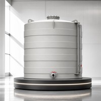 Réservoir de stockage en polypropylène, conteneur de liquides chimiques, réservoir vertical surélevé en PP pour l'eau et l'usage industriel