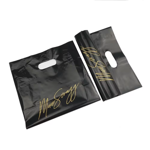 Bolsa de camiseta de plástico personalizada de fábrica OEM LDPE/HDPE mango troquelado reciclado acepta logotipo personalizado para embalaje - Product Image 4