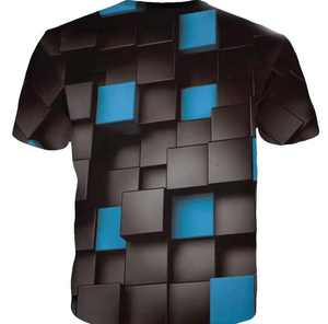 T-shirt pour homme de style nouveau, en tissu polyester et coton, manches courtes, logo imprimé personnalisé, coupe ample, respirant, streetwear - Product Image 6