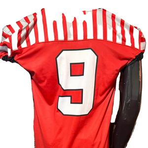 Fútbol americano Jersey pantalón fan Jersey padre sublimación aparejos sarga bordado más tamaño soporte personalizado fábrica - Product Image 1