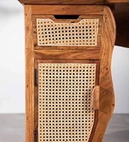 Bureau d'ordinateur moderne en bois massif avec bord naturel, pliable, extensible, hauteur réglable, luxe, garantie 1 an, couleurs personnalisées, pour le bureau