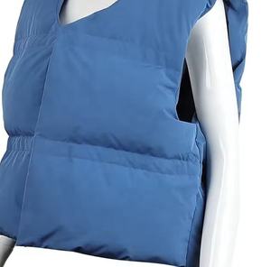 Chaqueta de invierno para mujer Nuevo diseñador Estilo de otoño Bordado Media manga Material de poliéster impermeable Precio de fábrica - Product Image 5