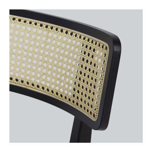 Chaise de loisirs simple confortable en bois massif avec coussins beiges pour la maison, le salon ou l'hôtel Design moderne - Product Image 5