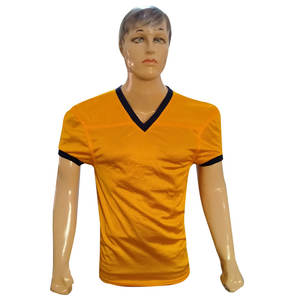 Ensemble de maillots d'entraînement de football américain pour garçons uniformes en maille spandex polyester bon marché avec fonction respirante et logo de l'équipe - Product Image 5