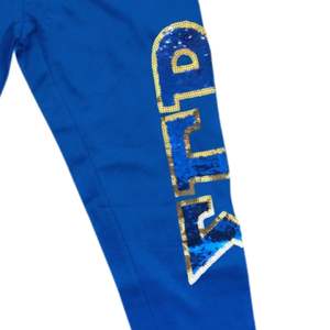 Sigma Gamma Rho SGRho Pantalon de jogging à sequins bleu royal 100 coton brodé crête paillettes lettres grecques vêtements de sororité - Product Image 6