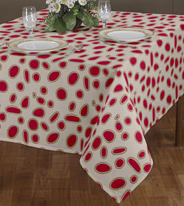Cotton Dining Tablecloth Heavyweight Fabric Washable & Reusable Table <b>Cover</b> for Kitchen Home Decor - Product Image 3