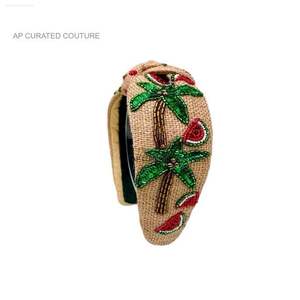 Nueva temporada de verano, diademas bordadas con cuentas para mujer, accesorios para el cabello - Product Image 1