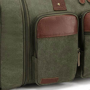 Sac de voyage en cuir fait main personnalisé de qualité supérieure, nouveau design, pour le sport et les voyages en plein air, avec doublure en polyester, vente en gros d'usine - Product Image 3