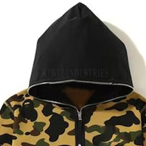 Custom Design Customized Full Face Zipper <b>Hoodies</b> Casual Wear Warm Full Face Zipper <b>Hoodies</b> for Men - Product Image 2