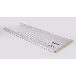 Nappe blanche 100x100cm 35gsm, sous film rétractable et avec EAN, papier professionnel, 400 pièces, B2B - Product Image 1