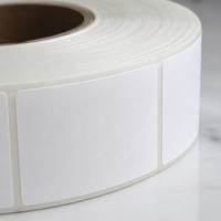 Étiquette adhésive rectangulaire personnalisée RFID pour puce NFC, idéale pour la promotion en supermarché et le suivi des actifs en épicerie