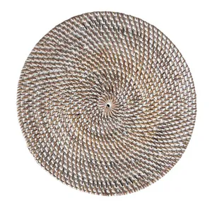 Product for Wedding Decor Rattan <b>Placemats</b> for <b>Dining</b> <b>Table</b> Centerpieces Decoration Handmade From Direct Factory Vietnam OEM - Product Image 4