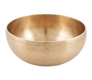 Moderno y Lujoso Tazón Redondo de Metal Dorado, Acero Inoxidable, Tamaño Grande para Servir Ensaladas, Frutas, Chocolate o Azúcar - Product Image 3