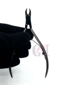 Alicate de uñas para el cuidado Personal, instrumentos de belleza de acero inoxidable para cutículas de Plasma negro liso, nuevos productos profesionales - Product Image 4