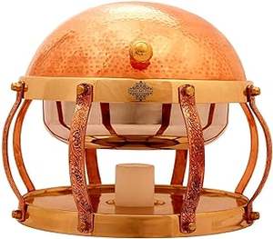 Calentador de comida de buffet de combustible líquido Chafer de acero inoxidable moderno con forma cuadrada y rectangular de sartén de agua duradera - Product Image 5