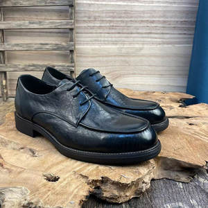 Zapatos Derby de Cuero Vacuno de Grano Completo Duraderos con Tecnología Antiolor y Plantilla Acolchada, Zapatos Formales para Hombre, Zapatos para Uso Diario - Product Image 4