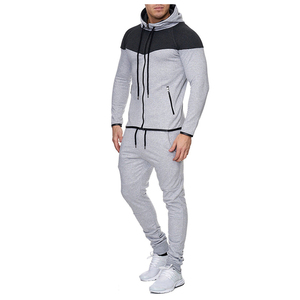 Ropa deportiva ajustada de alta calidad para hombre, conjunto de chándal de algodón 100% con costura de logotipo personalizado para deportes de invierno - Product Image 3