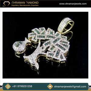 จี้เพชรโมอิสสำหรับงานพรอมสำหรับงานปาร์ตี้หลากหลาย1.86 925เงินสเตอร์ลิงกระเป๋าเงินแบบสั่งทำได้ - Product Image 5