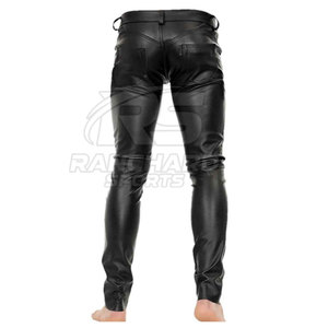 Pantalones de Cuero para Hombre, Atuendo Clásico y Elegante, Pantalones de Cuero para Hombre, Material Duradero y Moderno, Pantalones de Cuero para Hombre - Product Image 3