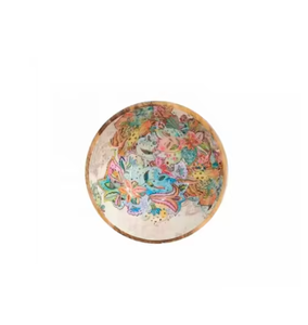 Bols en bois émaillés faits à la main au design moderne, bols polis brillants, plats de service pour collations, pour la maison, les fêtes et les cadeaux - Product Image 4