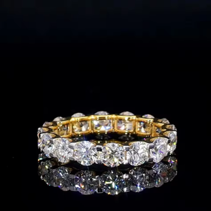 Anivas de Lujo en Oro de 14K, Anillos de Boda Étnicos con Diamantes de Laboratorio Certificados por IGI de 2.30 g, Elegante Regalo de Joyería de Compromiso para Mujer - Product Image 1