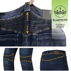 Latest Design New Arrival Adult Motorbike Jeans Pants Plus Size Quick Dry Motorbike Jeans Pants - Product Image 6