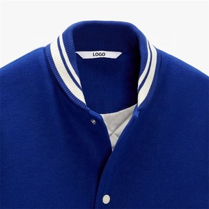 Haute qualité 100% laine Varsity Letterman veste pour hommes hiver saison Stand Chenille broderie personnalisé OEM en cuir à capuche - Product Image 6