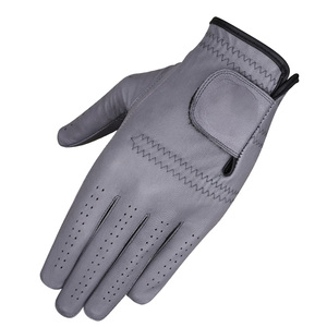 Gants de golf Cabretta à haute adhérence avec impression de logo de broderie d'étiquette personnalisée et image de marque pour les joueurs et les détaillants - Product Image 1