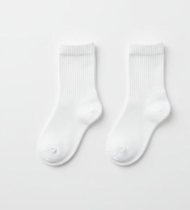 Chaussettes pour enfants en coton KiddoSoft, tissu extensible respirant, multicolores, conçues pour un port quotidien doux - Product Image 2