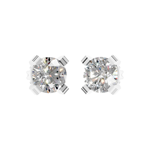 Timeless 950 Platine Fait À La Main Moissanite Diamant Solitaire Boucles D'oreilles pour les Femmes Fine Jewelry pour OEM Fournisseur IGI Certifié - Product Image 3