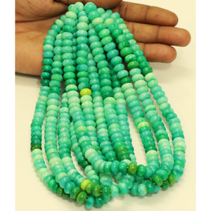 Cuentas Redondas de Ópalo Verde Oscuro: Piedras Preciosas de Calidad AAA para Joyería y Artesanía - Product Image 2