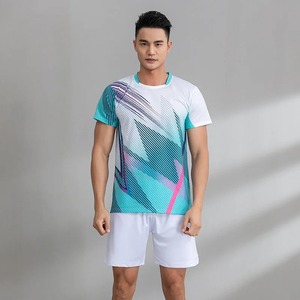 Jupe courte de tennis respirante de haute qualité dernier modèle uniformes de tennis pour hommes et femmes - Product Image 4