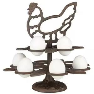 Handcrafted Wooden <b>Egg</b> Rack With Rustic Finished Perfect For Farmhouse Kitchens And Country Style Homes - Product Image 6