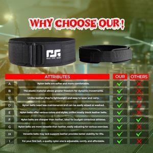 Haute qualité 6 pouces ceinture d'haltérophilie à verrouillage automatique ceinture de gymnastique personnalisée pour hommes femmes entraînement dos soutien Fitness entraînement croisé - Product Image 5