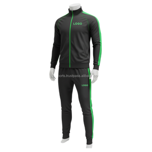 Veste de Sport Premium Homme Coton 100% Hiver Noir Vert Cordon de Serrage Entraînement Athlétique Gym Décontracté Nouvelle Collection 2026 - Product Image 1