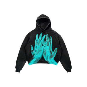 Sweat à capuche graphique surdimensionné à la mode pull Streetwear de qualité supérieure avec un design vibrant, tissu personnalisé de haute qualité pour un style décontracté - Product Image 5