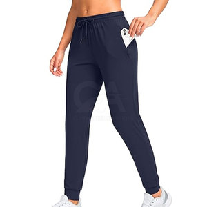 Venta directa de fábrica, pantalones Jogger, pantalones Jogger teñidos lisos para mujer, pantalones Jogger recién llegados para mujer - Product Image 1
