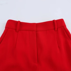 ชุดใส่อยู่บ้านผู้หญิงแฟชั่นเสื้อสายเดี่ยวลำลองกางเกงคาร์ดิแกนยาวกางเกงสีทึบชุด3ชิ้น - Product Image 6