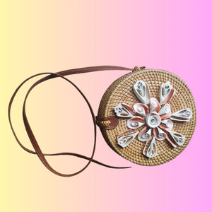 High Quality Seashell Rattan <b>Bags</b> for Women - <b>Unique</b> Handmade Straw <b>Bag</b> for Women in Vietnam - Product Image 4