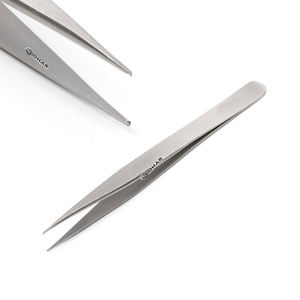 Pince de micro-chirurgie en acier inoxydable de 12 cm/4.7 pouces pour attacher des sutures Instruments chirurgicaux ophtalmiques manuels Pointe droite de 0.3mm - Product Image 6