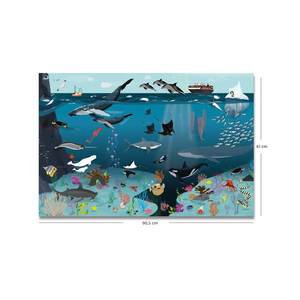 Arte Mural del Mundo Submarino para Niños, Papel Mate de 170 Gsm - Product Image 3