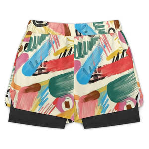 Pantalones cortos deportivos transpirables de secado rápido para hombre, pantalones cortos de talla grande OEM personalizados al por mayor de nailon y poliéster para gimnasio y entrenamiento - Product Image 3